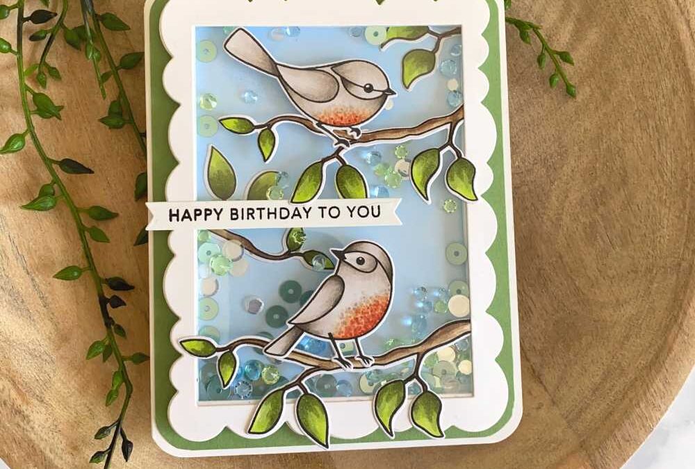 Spring Birds:  Happy Birthday