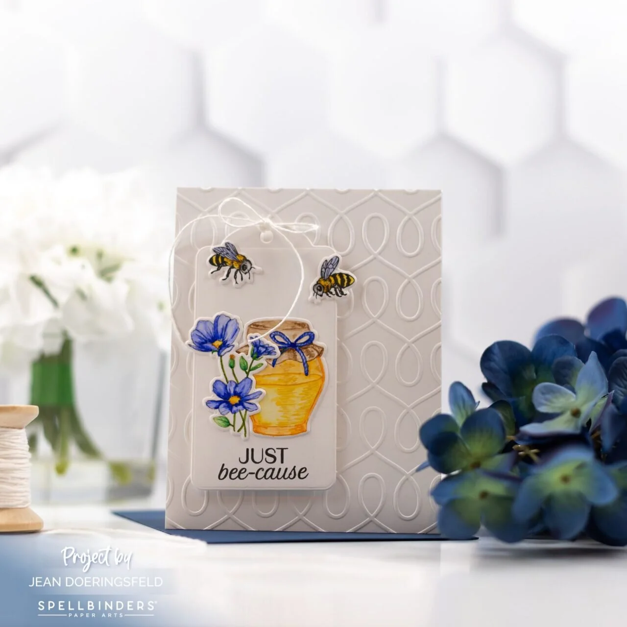 Just Bee-cause: Spellbinders Stamp & Die of the Month
