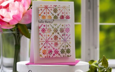 Hello There – Watercoloring with Stencils