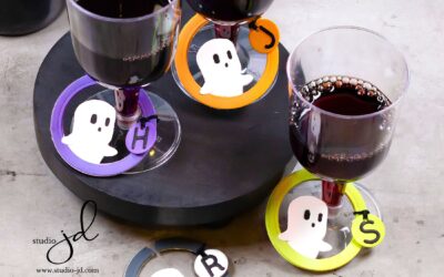 Halloween Wine Charms + Instagram Hop