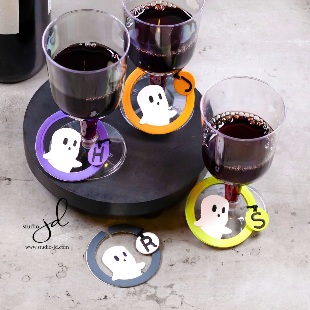 Halloween Wine Charms + Instagram Hop