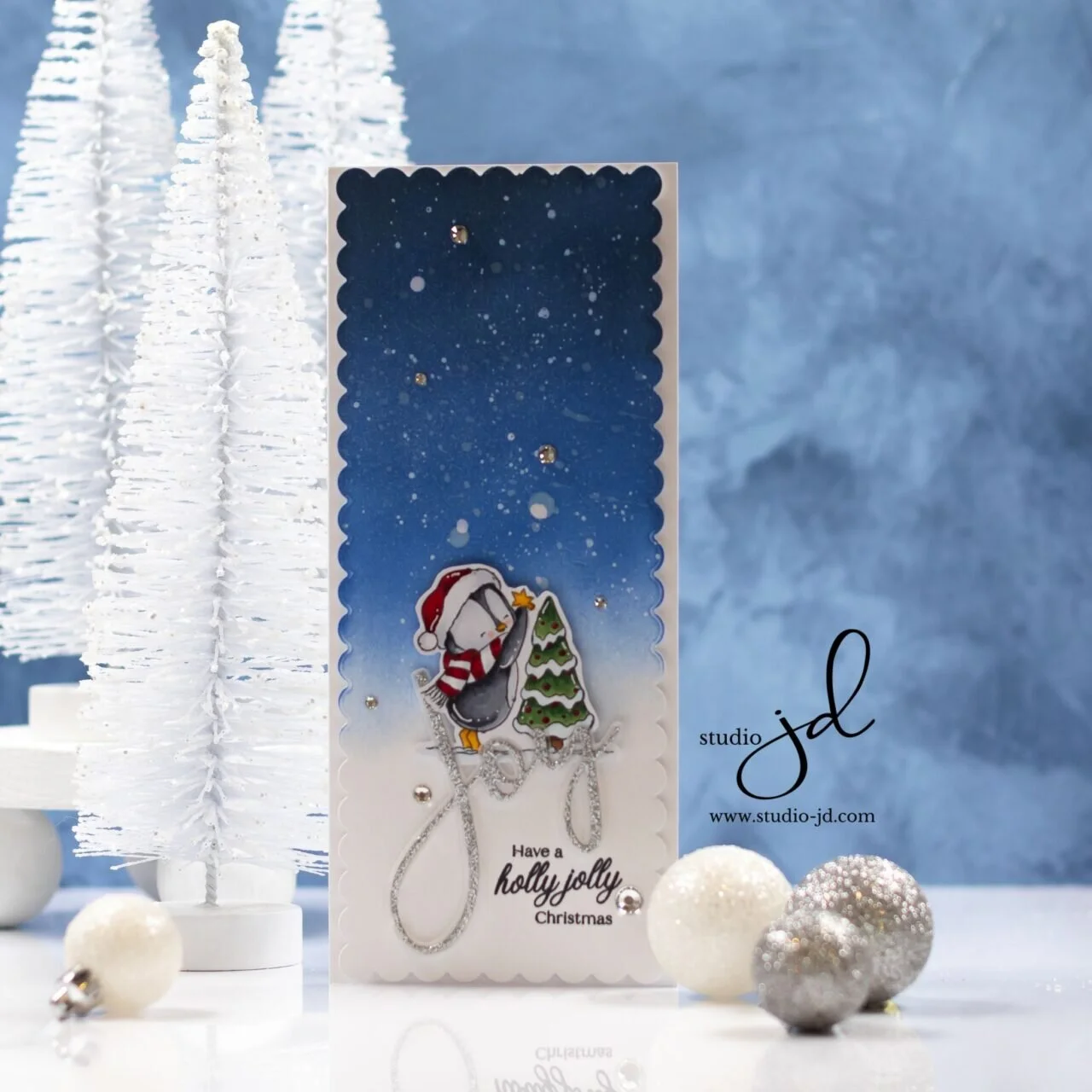 A Little Penguin Joy in Slimline