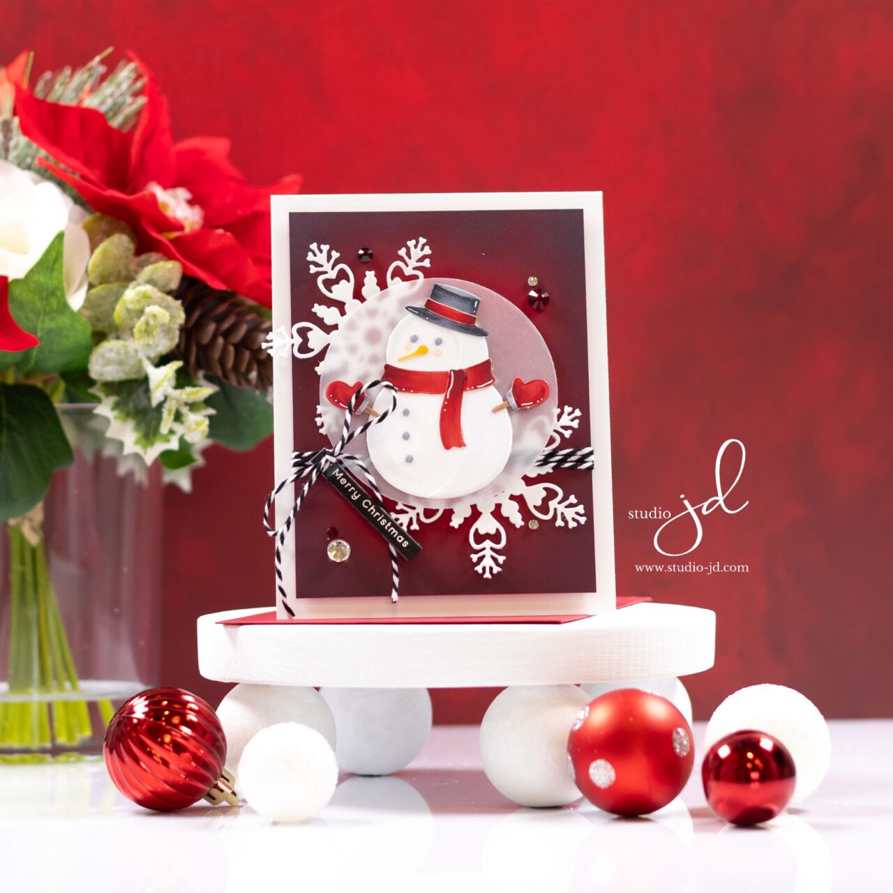 Frosty in Red