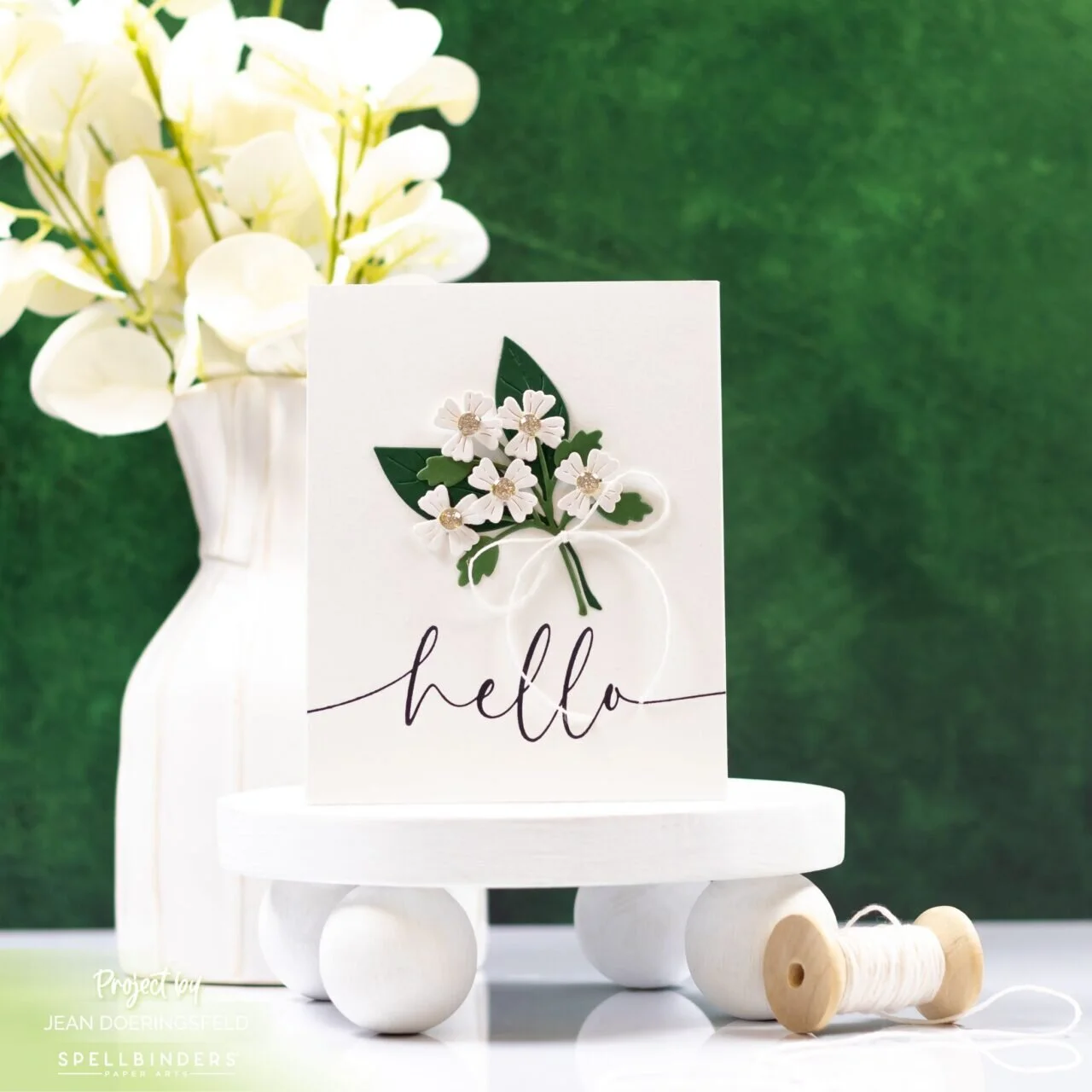 Vivid Blooms Card #2:  Gorgeous in White