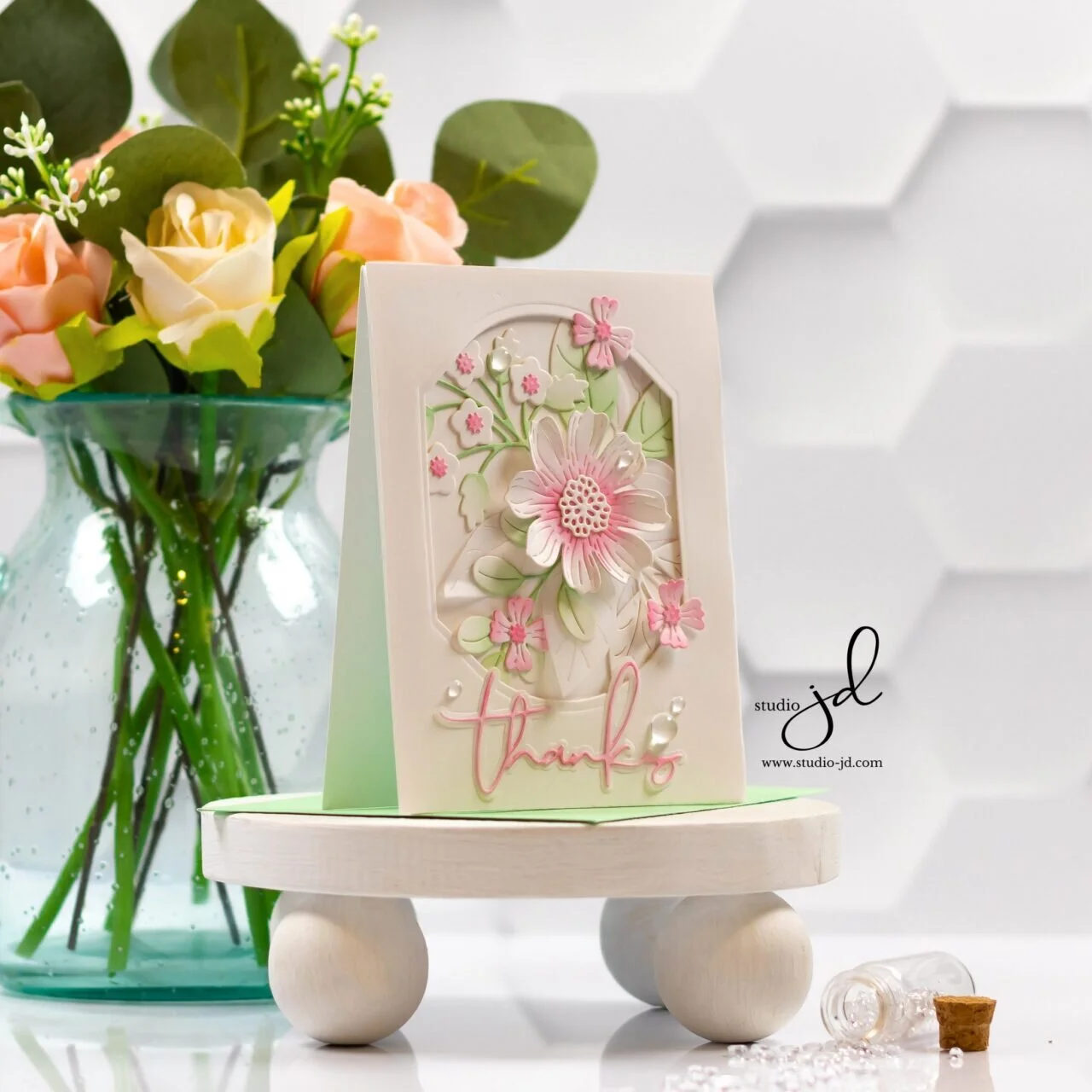 Vivid Blooms Card #3:  Soft Pastels