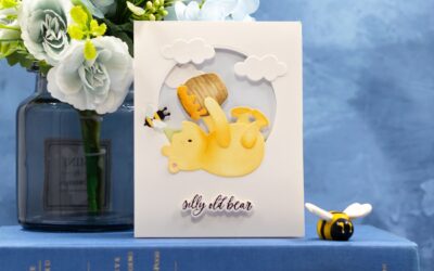 Silly Old Bear – The 5th and Final Card in my Classic Pooh Series