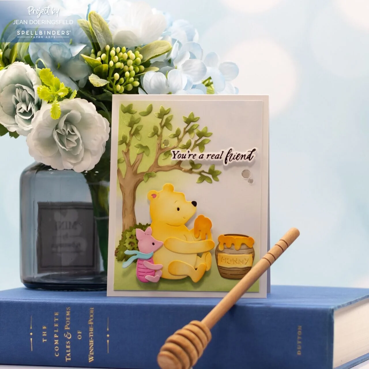 Winnie the Pooh & Piglet – Card 1 in my Classic Pooh Series