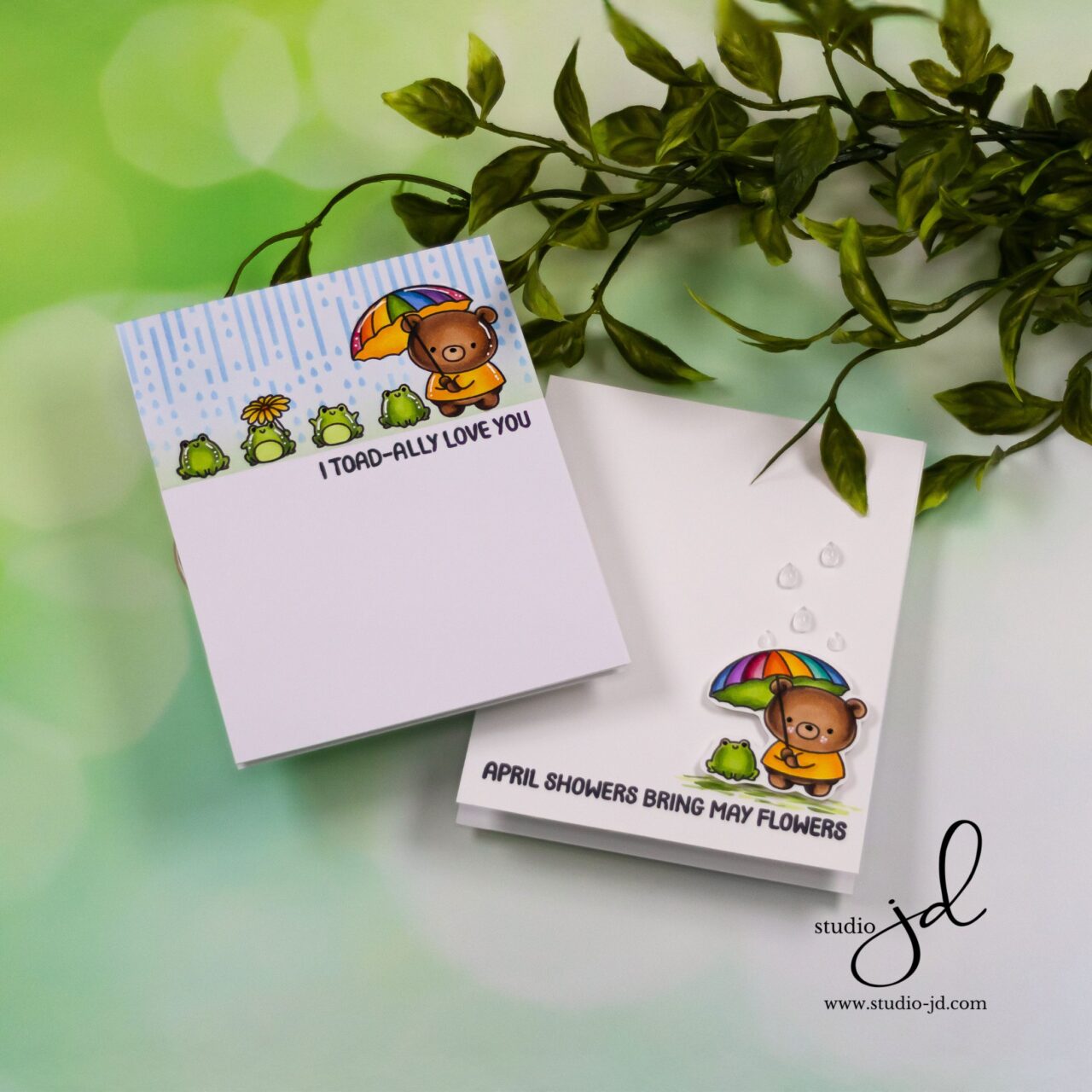 Playful Rainy Day Cards