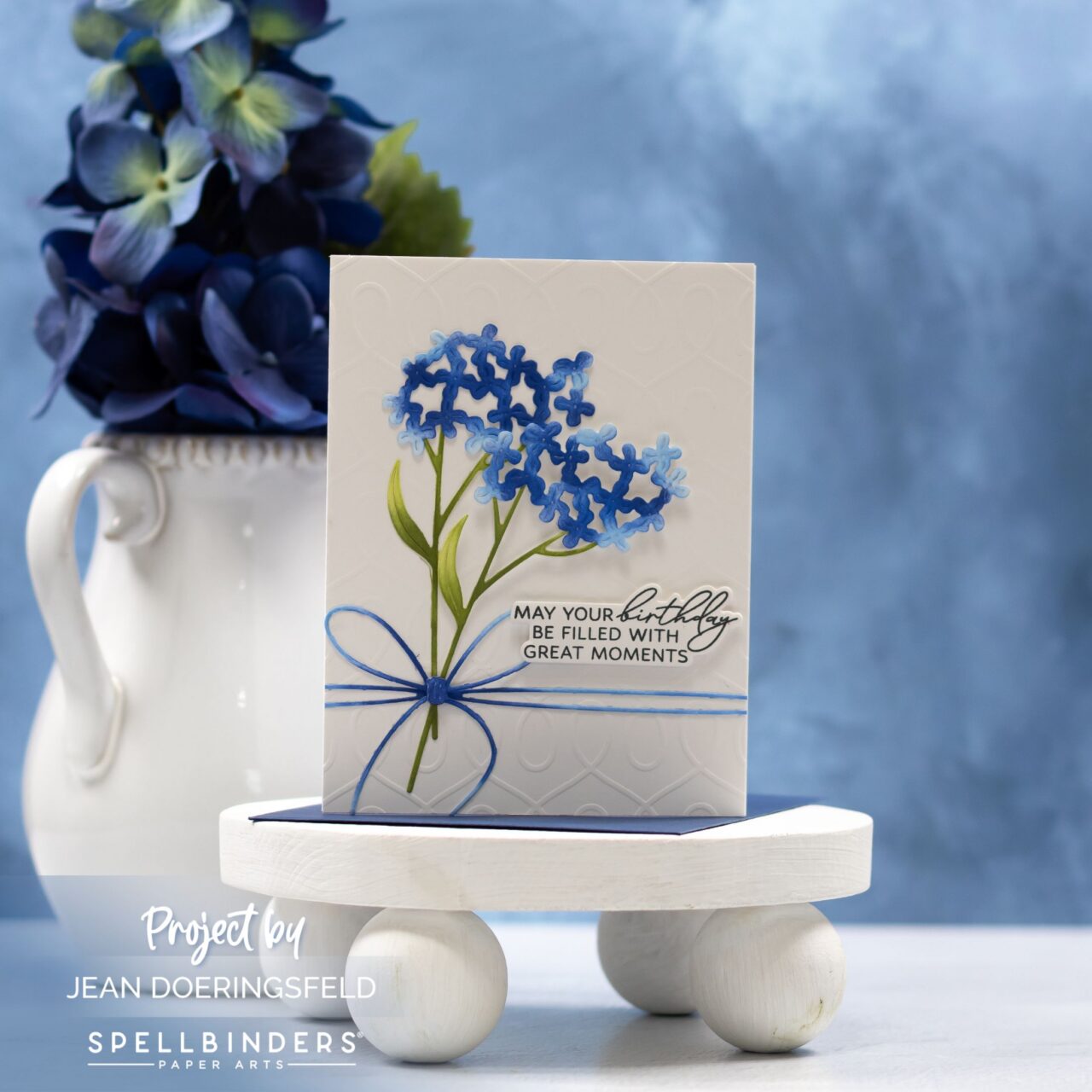 Blue Blooms & Birthday Wishes