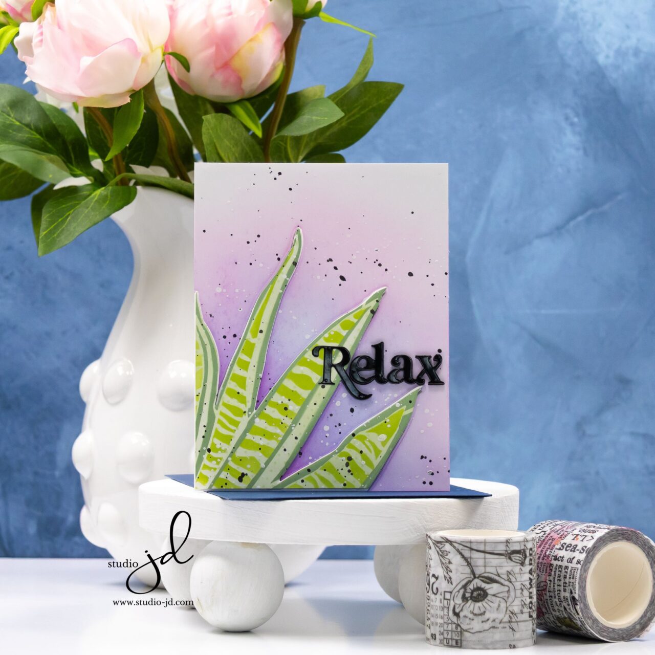 Relax & Reconnect – Inlaid Die Cuts + a Soft Glow