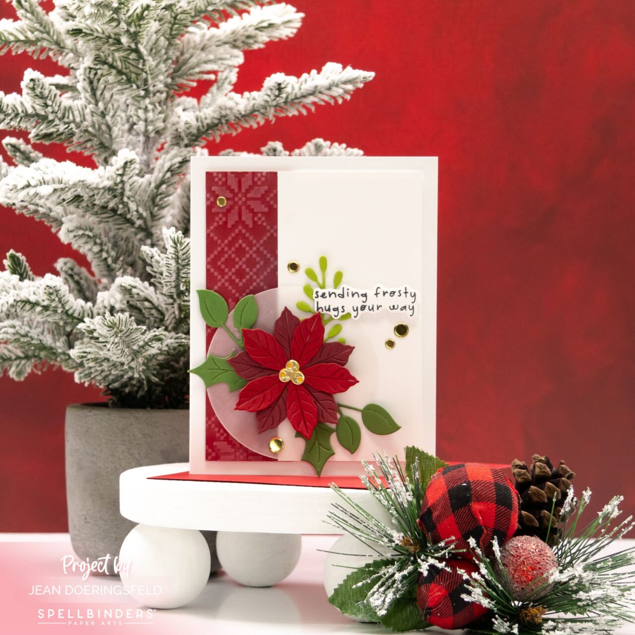 Sending Frosty Hugs & Holiday Cheer 
