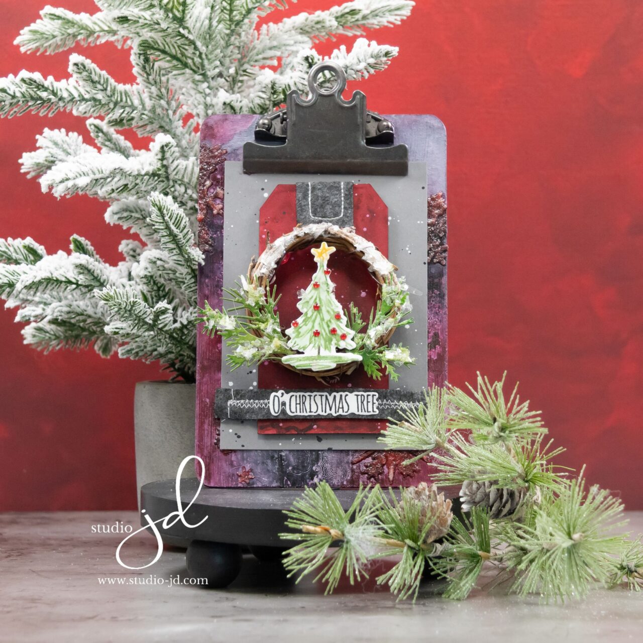 Mixed Media: O’ Christmas Tree