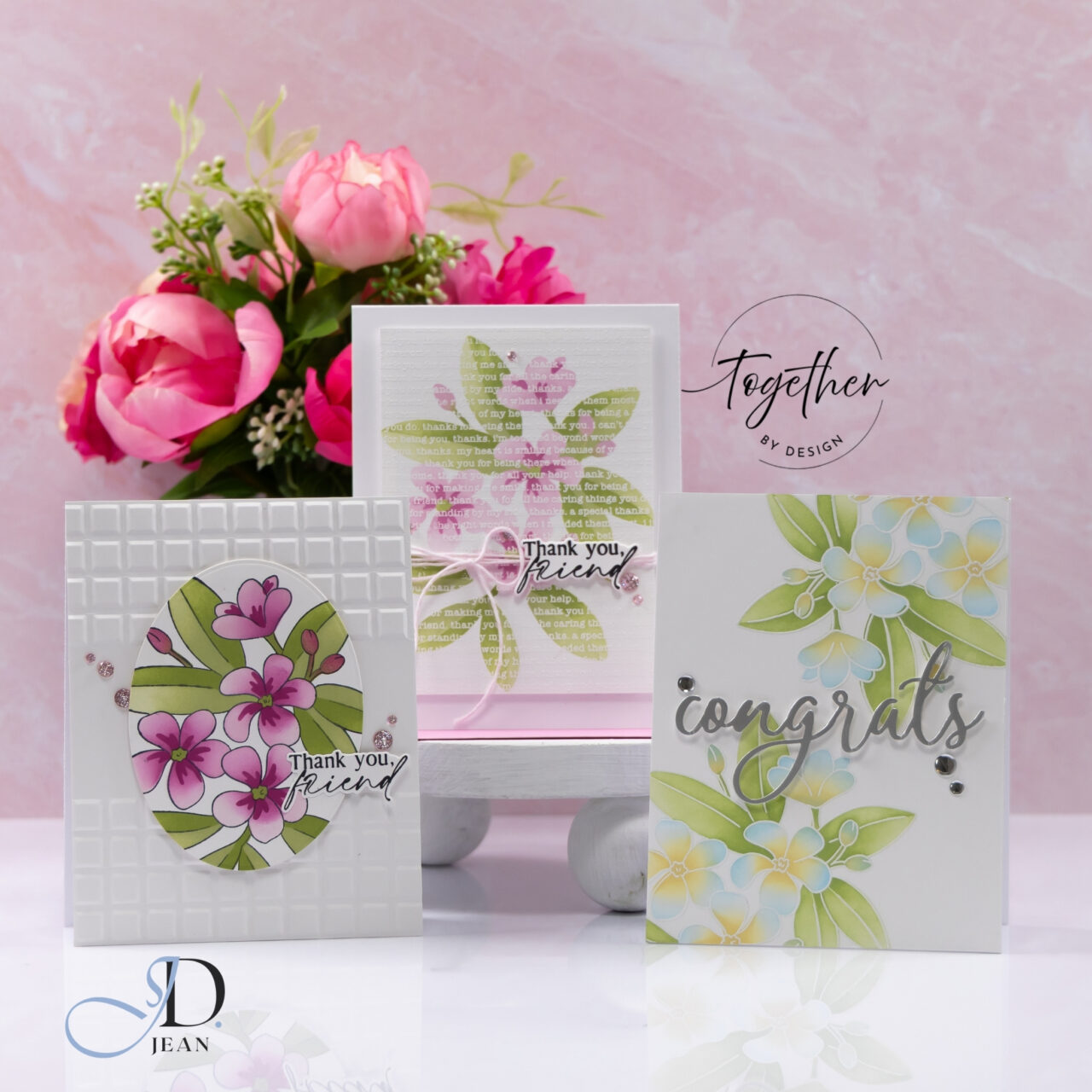 Together by Design:  Plumeria in Three Color Stories 