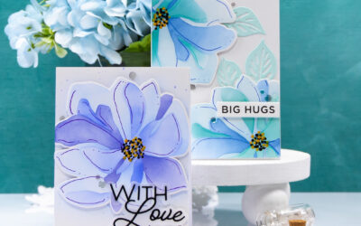 Impressionistic Florals with Freehand Petal Details