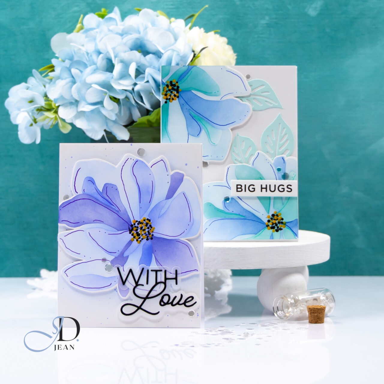 Impressionistic Florals with Freehand Petal Details