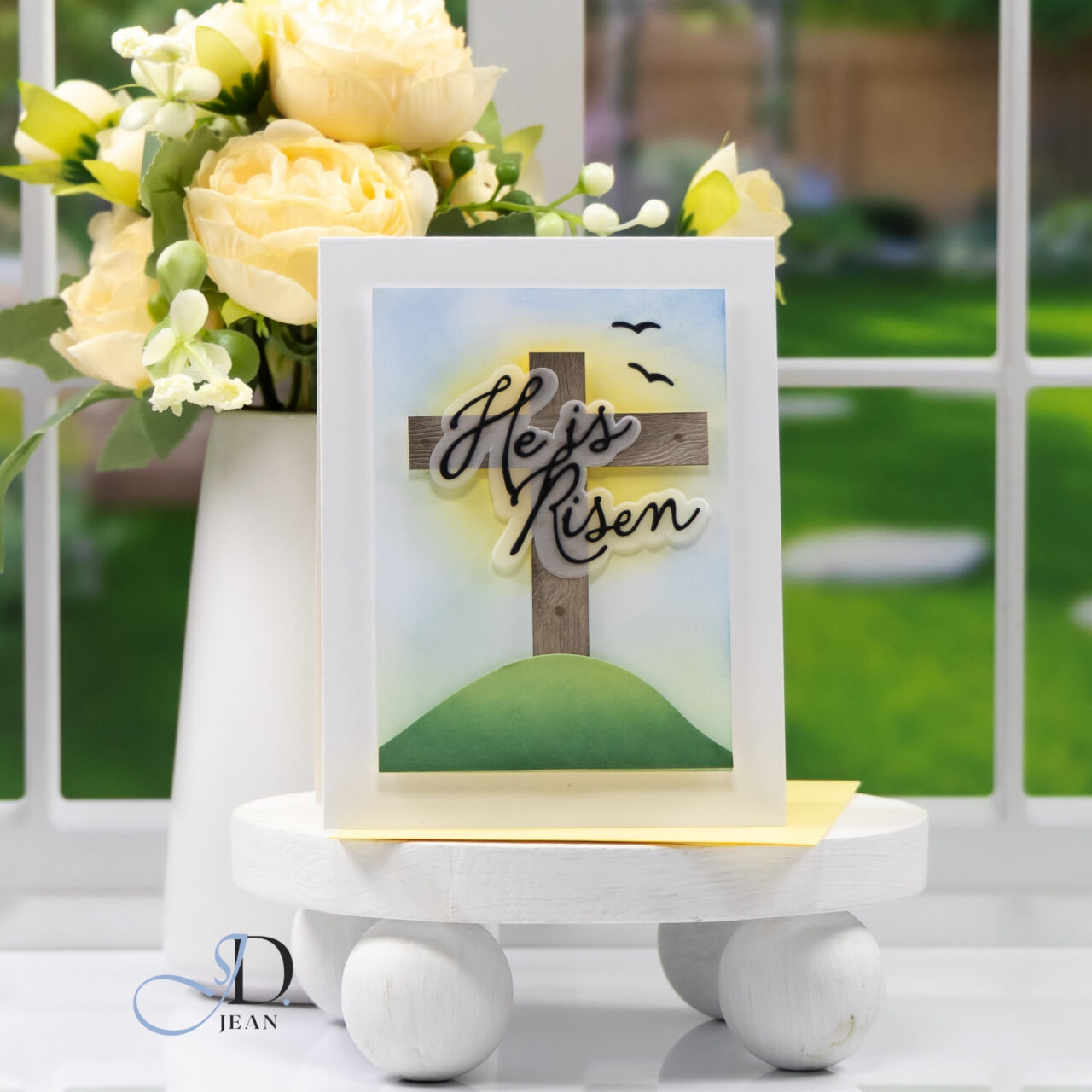 A Simple Easter Cross Card