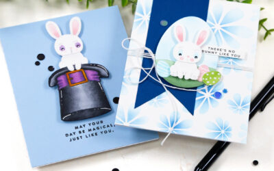 Two Design Directions Using One Bunny Die