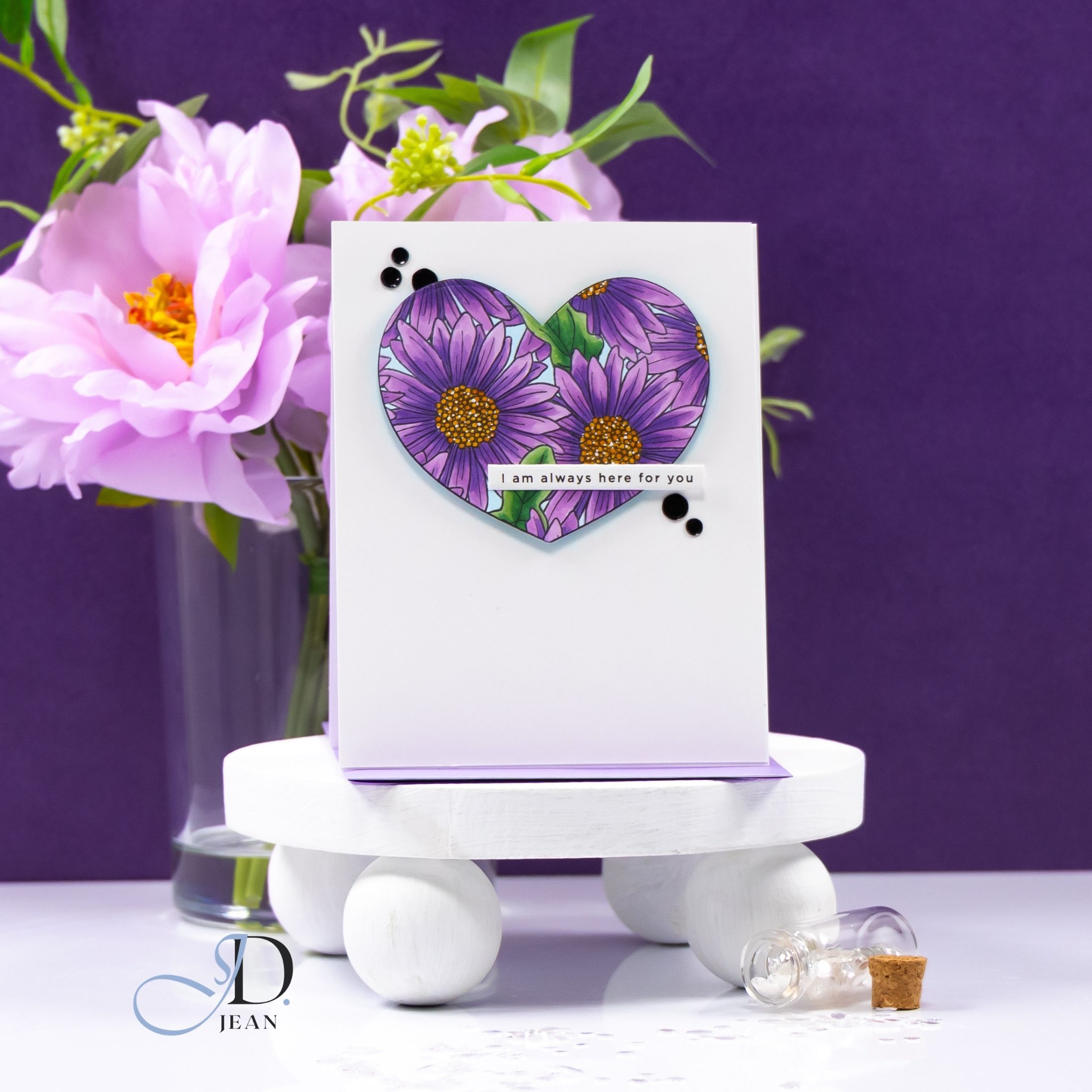 Jean Doeringsfeld – Gerbera Daisy Background Stamp