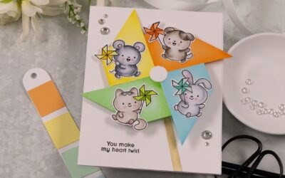 Easy Breezy Pinwheel Card + Blog Hop