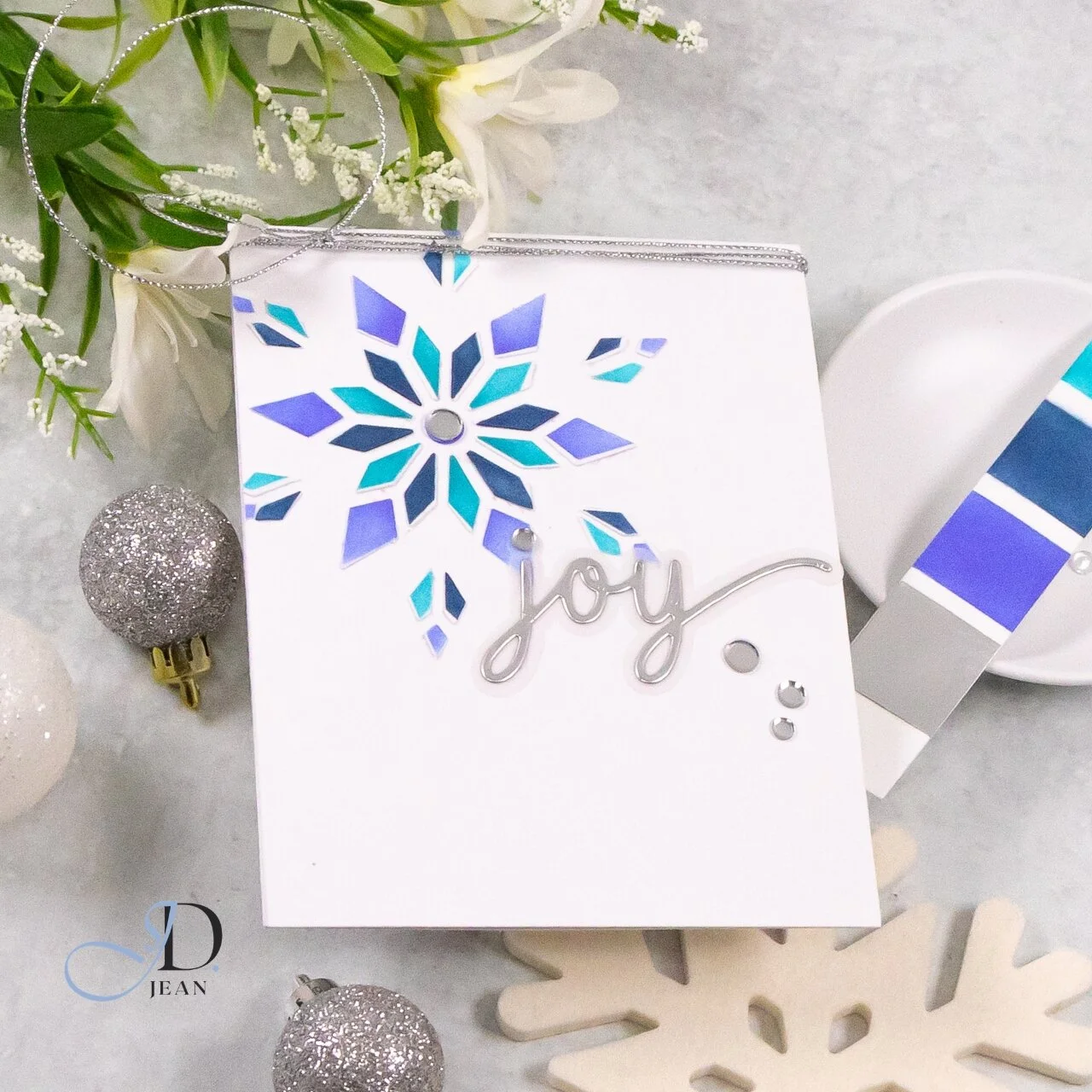 Stained Glass Snowflake & Blog Party