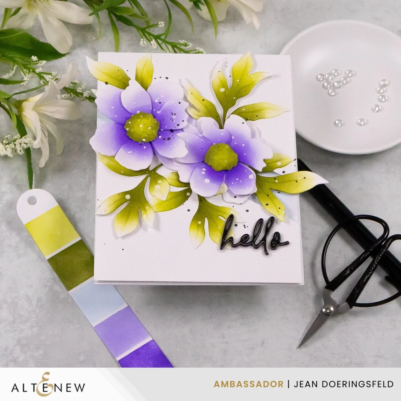 Watching Die Cuts Bloom + Discount Code